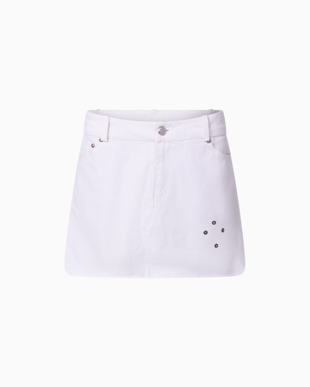 The White Mini Skirt